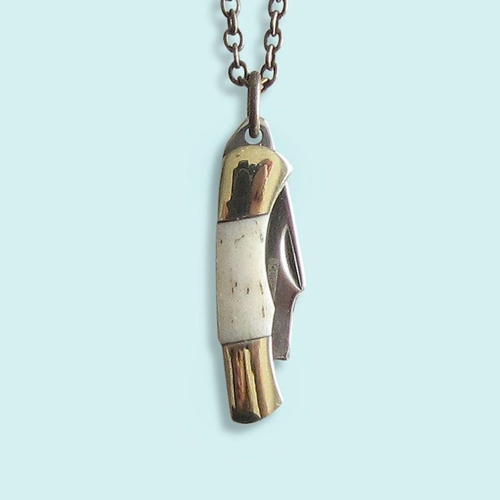 Knife Necklace | Bone-Handled